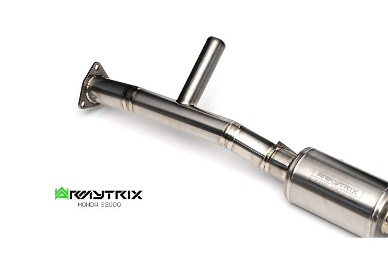 Tuyau d'échappement haute performance Armytrix en acier inoxydable avec revêtement céramique et simulateur de catalyseur pour Ferrari F12 (2012-2017)