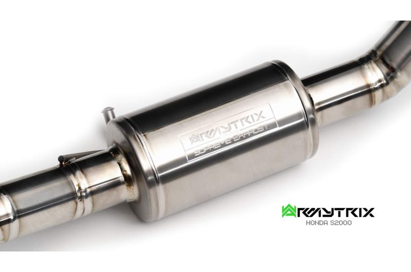 Tuyau d'échappement haute performance Armytrix en acier inoxydable avec revêtement céramique et simulateur de catalyseur pour Ferrari F12 (2012-2017)