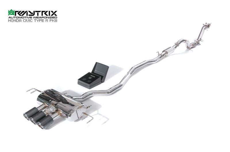 Tuyau de descente de catalyseur sport à revêtement céramique Armytrix avec convertisseur catalytique 200 cpsi pour Honda Civic Type-R FK8 (2017-2022)