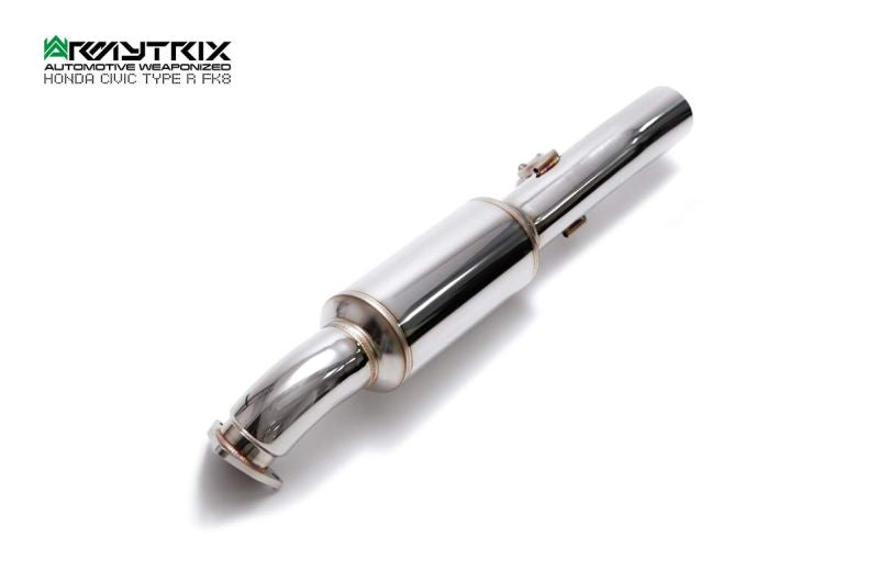 Tuyau de descente de catalyseur sport à revêtement céramique Armytrix avec convertisseur catalytique 200 cpsi pour Honda Civic Type-R FK8 (2017-2022)