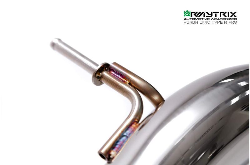 Tuyau de descente de catalyseur sport à revêtement céramique Armytrix avec convertisseur catalytique 200 cpsi pour Honda Civic Type-R FK8 (2017-2022)