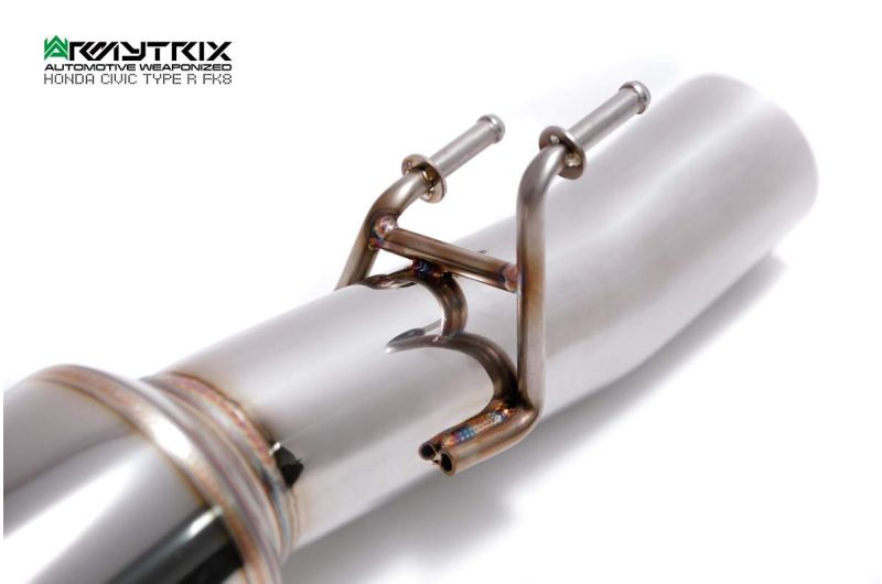 Tuyau de descente de catalyseur sport à revêtement céramique Armytrix avec convertisseur catalytique 200 cpsi pour Honda Civic Type-R FK8 (2017-2022)