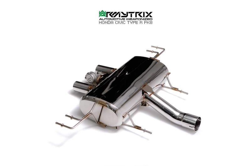 Tuyau de descente de catalyseur sport à revêtement céramique Armytrix avec convertisseur catalytique 200 cpsi pour Honda Civic Type-R FK8 (2017-2022)