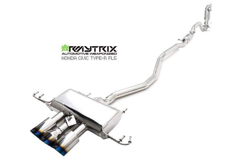 Honda Civic Type-R FL5 (2022-Present) valvetronic exhaust system - Armytrix Exhausts