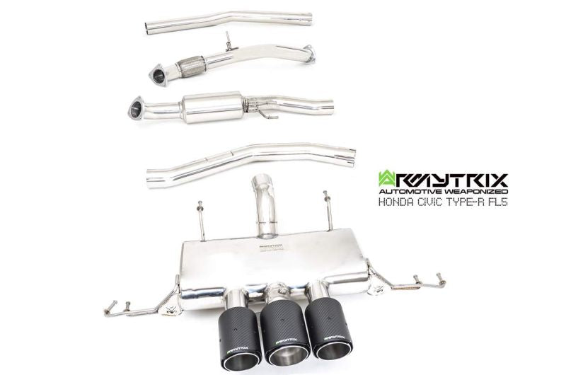 Honda Civic Type-R FL5 (2022-Present) valvetronic exhaust system - Armytrix Exhausts