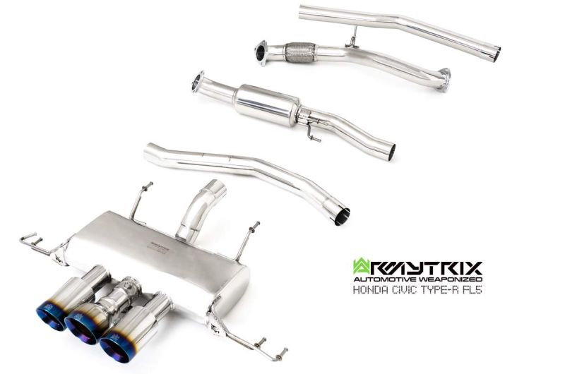 Honda Civic Type-R FL5 (2022-Present) valvetronic exhaust system - Armytrix Exhausts