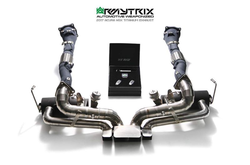 Tuyau d'échappement haute performance à revêtement céramique Armytrix avec simulateur de catalyseur pour Honda (Acura) NSX MK2 (2016-présent)