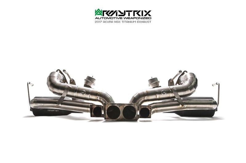 Tuyau d'échappement haute performance à revêtement céramique Armytrix avec simulateur de catalyseur pour Honda (Acura) NSX MK2 (2016-présent)