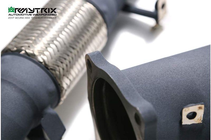 Tuyau d'échappement haute performance à revêtement céramique Armytrix avec simulateur de catalyseur pour Honda (Acura) NSX MK2 (2016-présent)