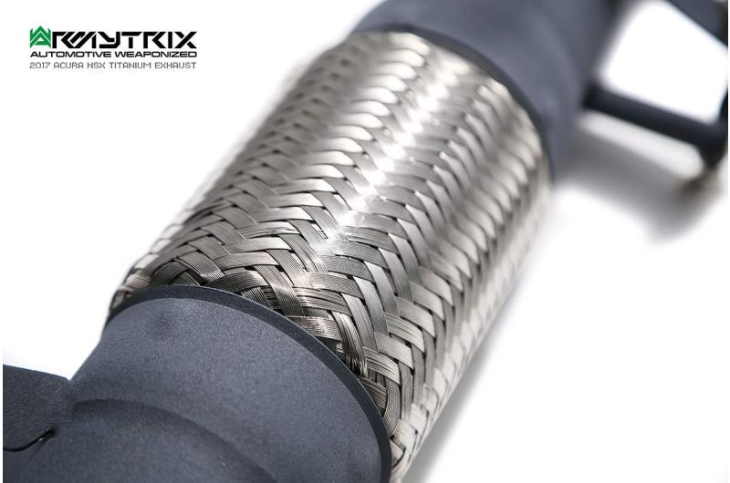 Tuyau d'échappement haute performance à revêtement céramique Armytrix avec simulateur de catalyseur pour Honda (Acura) NSX MK2 (2016-présent)