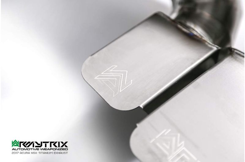 Tuyau d'échappement haute performance à revêtement céramique Armytrix avec simulateur de catalyseur pour Honda (Acura) NSX MK2 (2016-présent)
