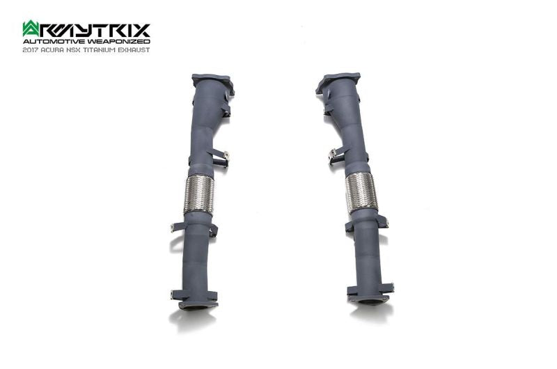Tuyau d'échappement haute performance à revêtement céramique Armytrix avec simulateur de catalyseur pour Honda (Acura) NSX MK2 (2016-présent)