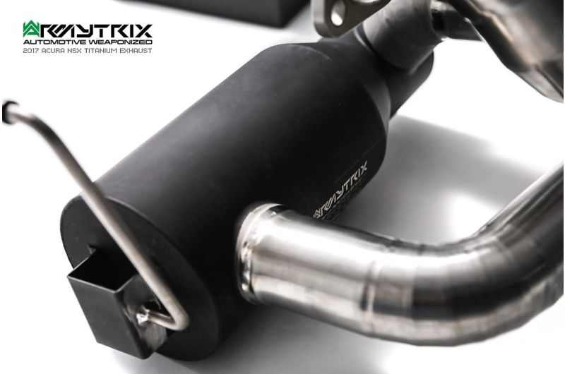 Tuyau d'échappement haute performance à revêtement céramique Armytrix avec simulateur de catalyseur pour Honda (Acura) NSX MK2 (2016-présent)