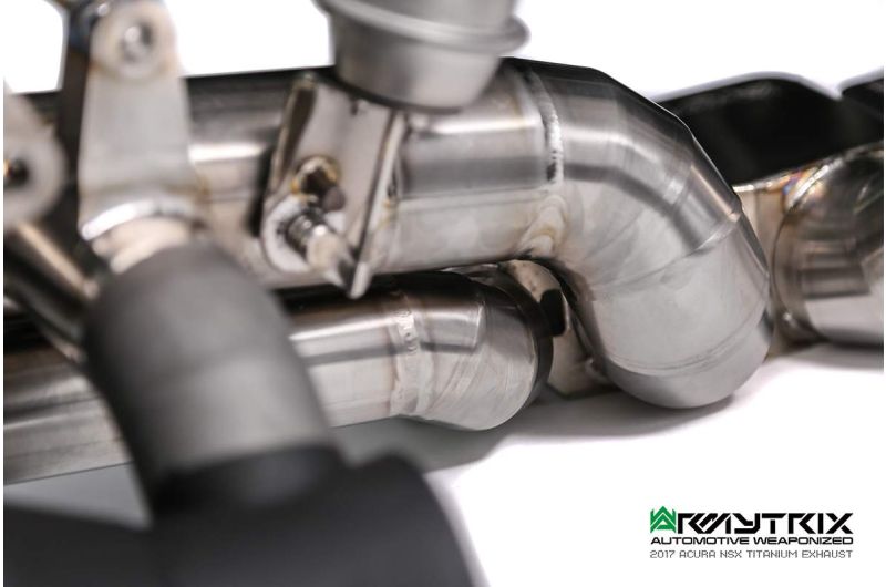 Tuyau d'échappement haute performance à revêtement céramique Armytrix avec simulateur de catalyseur pour Honda (Acura) NSX MK2 (2016-présent)