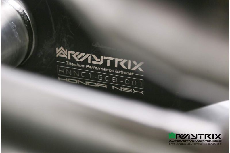 Tuyau d'échappement haute performance à revêtement céramique Armytrix avec simulateur de catalyseur pour Honda (Acura) NSX MK2 (2016-présent)