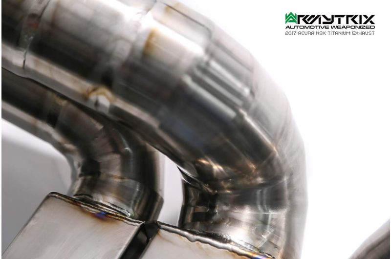 Tuyau d'échappement haute performance à revêtement céramique Armytrix avec simulateur de catalyseur pour Honda (Acura) NSX MK2 (2016-présent)