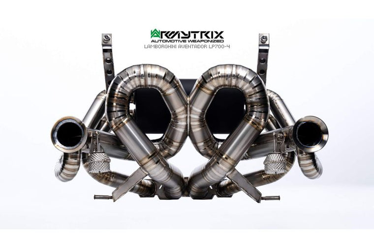 Tuyau d'échappement haute performance à revêtement céramique Armytrix avec simulateur de catalyseur pour Lamborghini Aventador LP700-4 / LP720-4 (2011-2017)