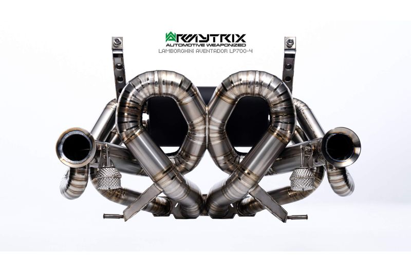 Tuyau d'échappement haute performance à revêtement céramique Armytrix avec simulateur de catalyseur pour Lamborghini Aventador LP700-4 / LP720-4 (2011-2017)