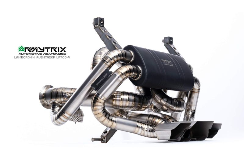 Tuyau d'échappement haute performance à revêtement céramique Armytrix avec simulateur de catalyseur pour Lamborghini Aventador LP700-4 / LP720-4 (2011-2017)