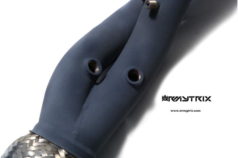 Tuyau d'échappement haute performance à revêtement céramique Armytrix avec simulateur de catalyseur pour Lamborghini Aventador LP700-4 / LP720-4 (2011-2017)