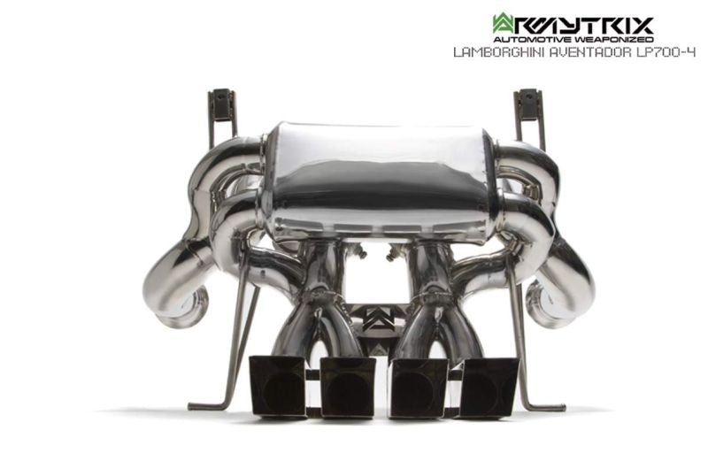 Tuyau d'échappement haute performance à revêtement céramique Armytrix avec simulateur de catalyseur pour Lamborghini Aventador LP700-4 / LP720-4 (2011-2017)
