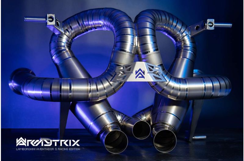 Tuyau d'échappement haute performance à revêtement céramique Armytrix avec simulateur de catalyseur pour Lamborghini Aventador LP700-4 / LP720-4 (2011-2017)