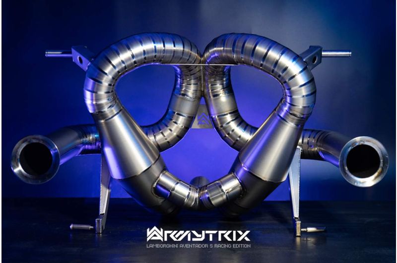 Tuyau d'échappement haute performance à revêtement céramique Armytrix avec simulateur de catalyseur pour Lamborghini Aventador LP700-4 / LP720-4 (2011-2017)