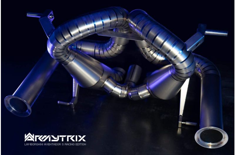 Tuyau d'échappement haute performance à revêtement céramique Armytrix avec simulateur de catalyseur pour Lamborghini Aventador LP700-4 / LP720-4 (2011-2017)
