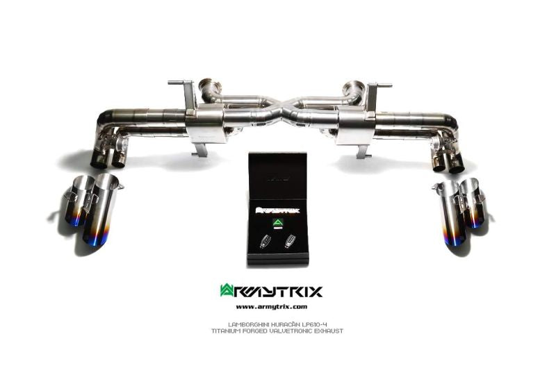 Tuyau d'échappement haute performance à revêtement céramique Armytrix avec simulateur de catalyseur pour Lamborghini Aventador LP700-4 / LP720-4 (2011-2017)
