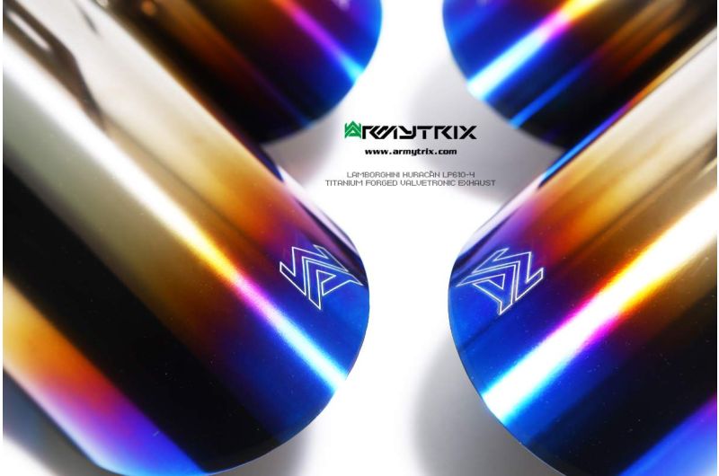 Tuyau d'échappement haute performance à revêtement céramique Armytrix avec simulateur de catalyseur pour Lamborghini Aventador LP700-4 / LP720-4 (2011-2017)