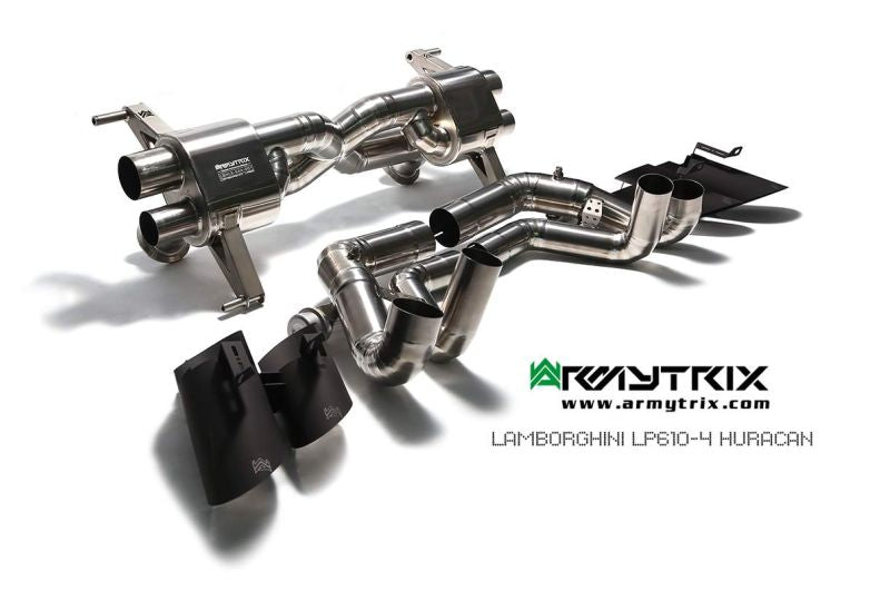 Tuyau d'échappement haute performance à revêtement céramique Armytrix avec simulateur de catalyseur pour Lamborghini Aventador LP700-4 / LP720-4 (2011-2017)
