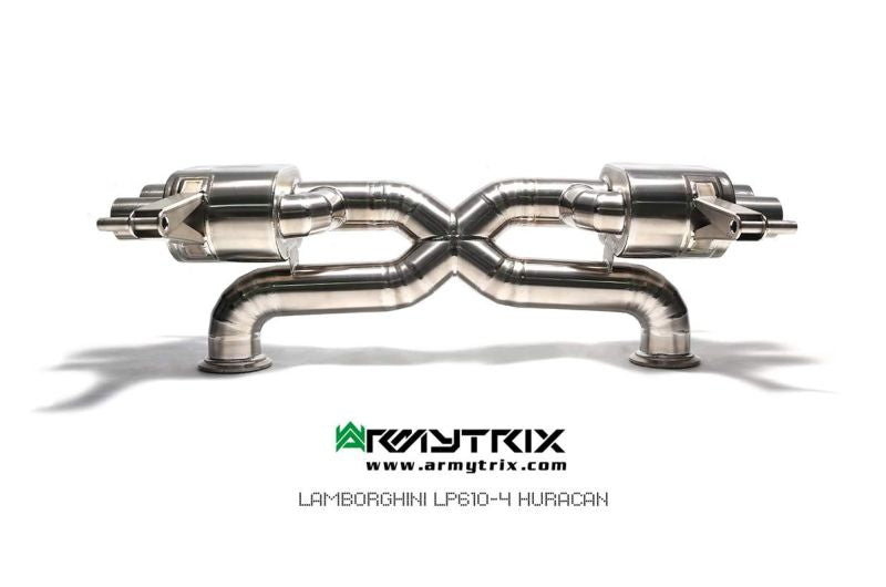 Tuyau d'échappement haute performance à revêtement céramique Armytrix avec simulateur de catalyseur pour Lamborghini Aventador LP700-4 / LP720-4 (2011-2017)