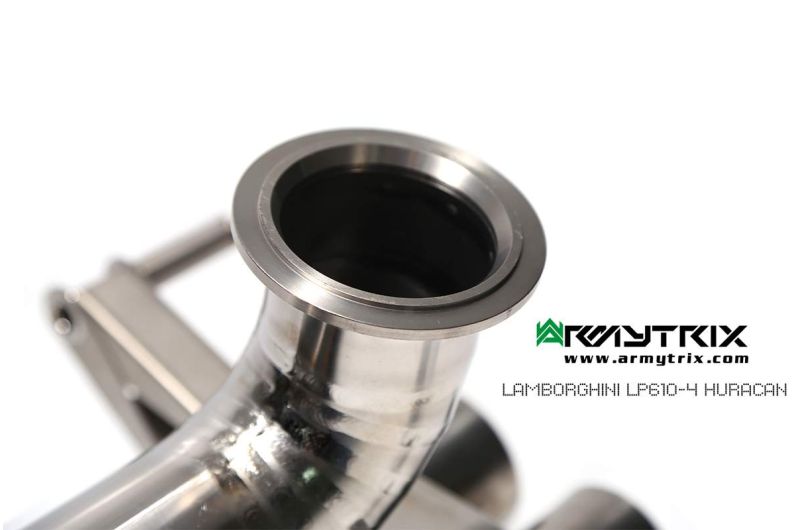 Tuyau d'échappement haute performance à revêtement céramique Armytrix avec simulateur de catalyseur pour Lamborghini Aventador LP700-4 / LP720-4 (2011-2017)