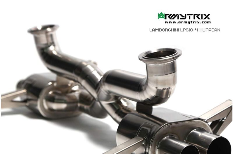 Tuyau d'échappement haute performance à revêtement céramique Armytrix avec simulateur de catalyseur pour Lamborghini Aventador LP700-4 / LP720-4 (2011-2017)