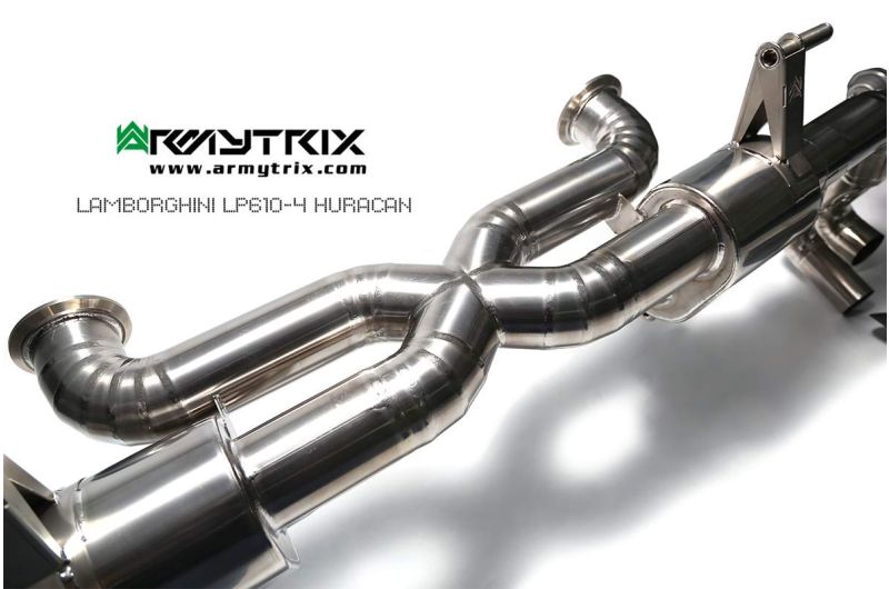Tuyau d'échappement haute performance à revêtement céramique Armytrix avec simulateur de catalyseur pour Lamborghini Aventador LP700-4 / LP720-4 (2011-2017)