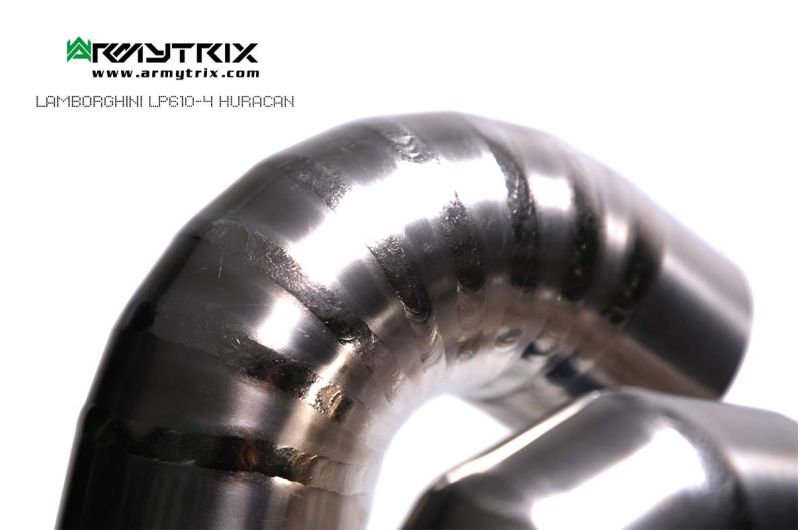 Tuyau d'échappement haute performance à revêtement céramique Armytrix avec simulateur de catalyseur pour Lamborghini Aventador LP700-4 / LP720-4 (2011-2017)
