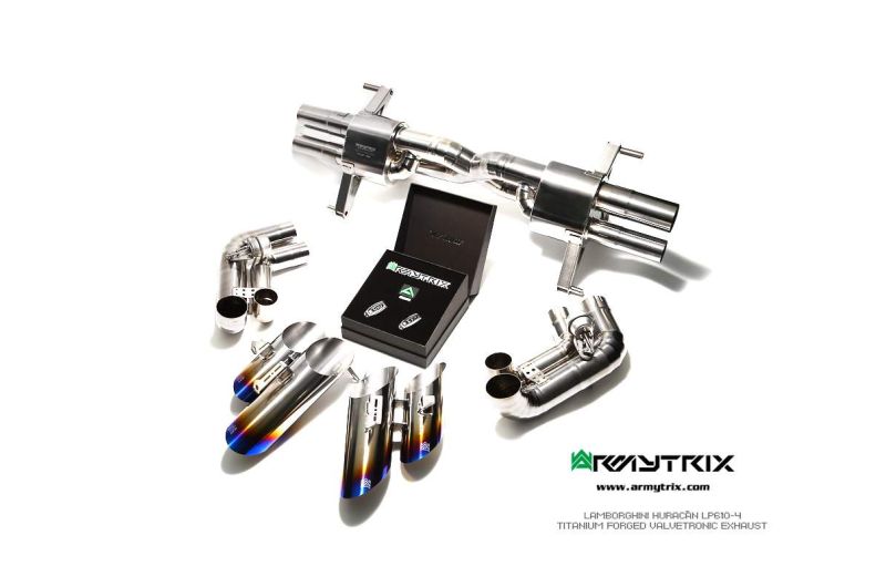 Tuyau d'échappement haute performance à revêtement céramique Armytrix avec simulateur de catalyseur pour Lamborghini Aventador LP700-4 / LP720-4 (2011-2017)