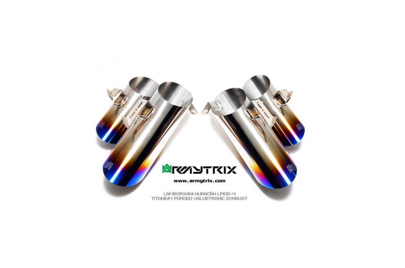 Tuyau d'échappement haute performance à revêtement céramique Armytrix avec simulateur de catalyseur pour Lamborghini Aventador LP700-4 / LP720-4 (2011-2017)
