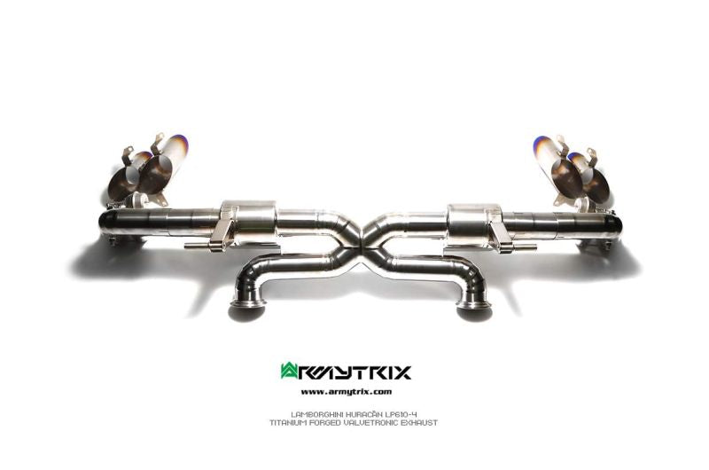 Tuyau d'échappement haute performance à revêtement céramique Armytrix avec simulateur de catalyseur pour Lamborghini Aventador LP700-4 / LP720-4 (2011-2017)