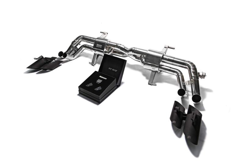 Tuyau d'échappement haute performance à revêtement céramique Armytrix avec simulateur de catalyseur pour Lamborghini Aventador LP700-4 / LP720-4 (2011-2017)