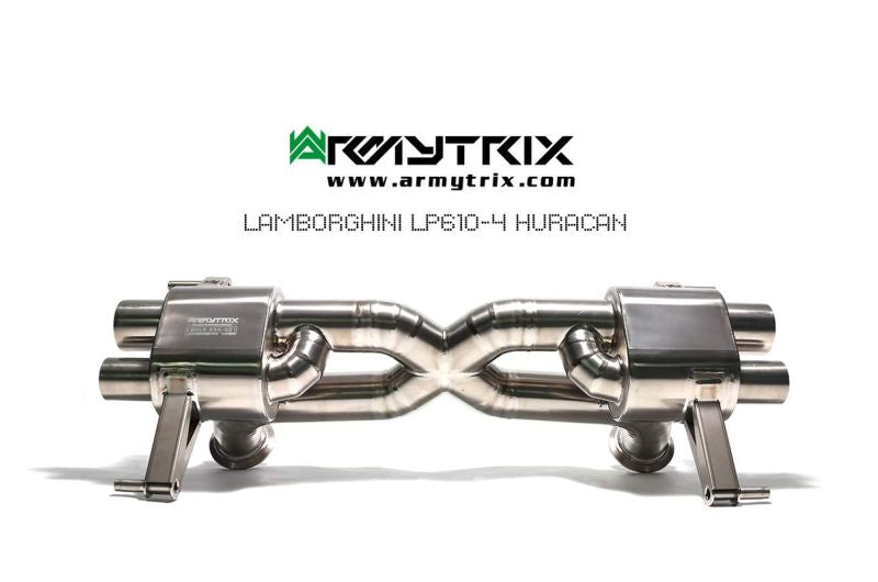 Tuyau d'échappement haute performance à revêtement céramique Armytrix avec simulateur de catalyseur pour Lamborghini Aventador LP700-4 / LP720-4 (2011-2017)