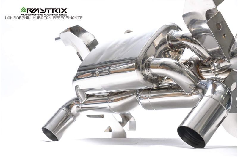 Lamborghini Huracan LP640-4 Performanté (2017–2019) valvetronic exhaust system - Armytrix Exhausts