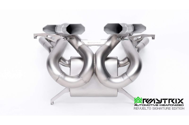 Tuyaux de catalyseur sport Armytrix à revêtement céramique 200 cpsi avec simulateurs de catalyseur pour Lamborghini Revuelto 6.5 L L545 V12 hybride (2024-présent)