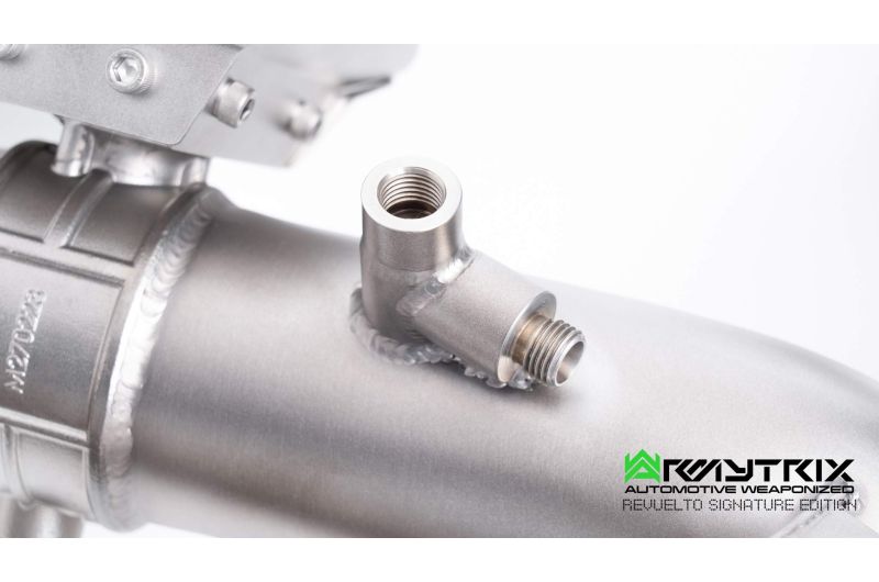 Tuyaux de catalyseur sport Armytrix à revêtement céramique 200 cpsi avec simulateurs de catalyseur pour Lamborghini Revuelto 6.5 L L545 V12 hybride (2024-présent)