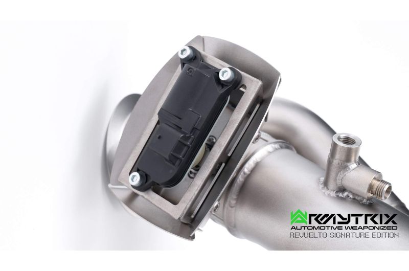 Tuyaux de catalyseur sport Armytrix à revêtement céramique 200 cpsi avec simulateurs de catalyseur pour Lamborghini Revuelto 6.5 L L545 V12 hybride (2024-présent)