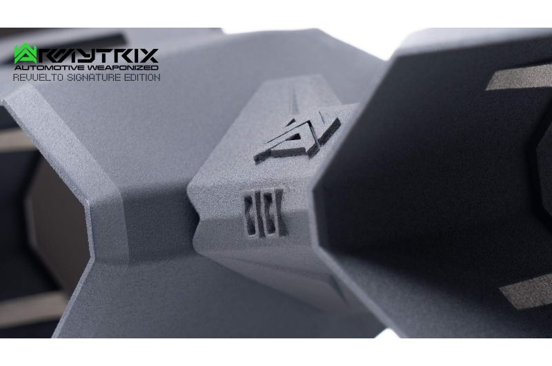 Tuyaux de catalyseur sport Armytrix à revêtement céramique 200 cpsi avec simulateurs de catalyseur pour Lamborghini Revuelto 6.5 L L545 V12 hybride (2024-présent)