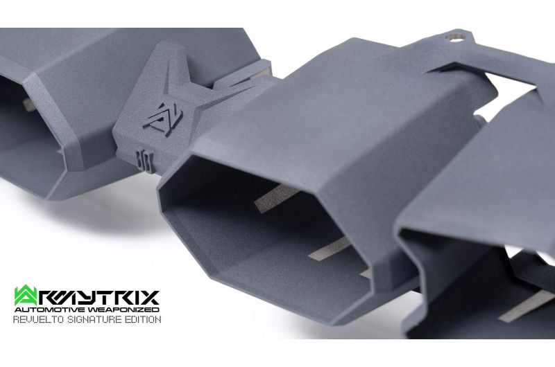 Tuyaux de catalyseur sport Armytrix à revêtement céramique 200 cpsi avec simulateurs de catalyseur pour Lamborghini Revuelto 6.5 L L545 V12 hybride (2024-présent)