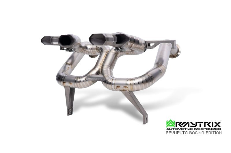 Tuyaux de catalyseur sport Armytrix à revêtement céramique 200 cpsi avec simulateurs de catalyseur pour Lamborghini Revuelto 6.5 L L545 V12 hybride (2024-présent)