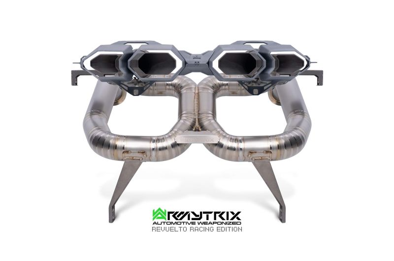 Tuyaux de catalyseur sport Armytrix à revêtement céramique 200 cpsi avec simulateurs de catalyseur pour Lamborghini Revuelto 6.5 L L545 V12 hybride (2024-présent)