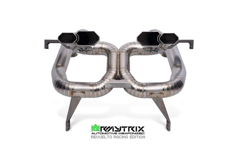 Tuyaux de catalyseur sport Armytrix à revêtement céramique 200 cpsi avec simulateurs de catalyseur pour Lamborghini Revuelto 6.5 L L545 V12 hybride (2024-présent)